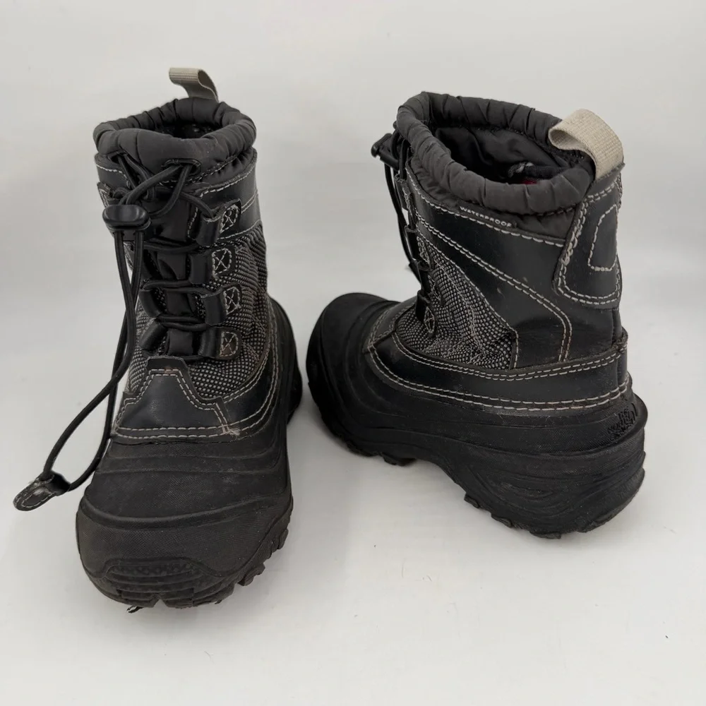 The North Face Kids Thermafelt Plus-SZ 11-Black Waterproof Insulated Snow Boots